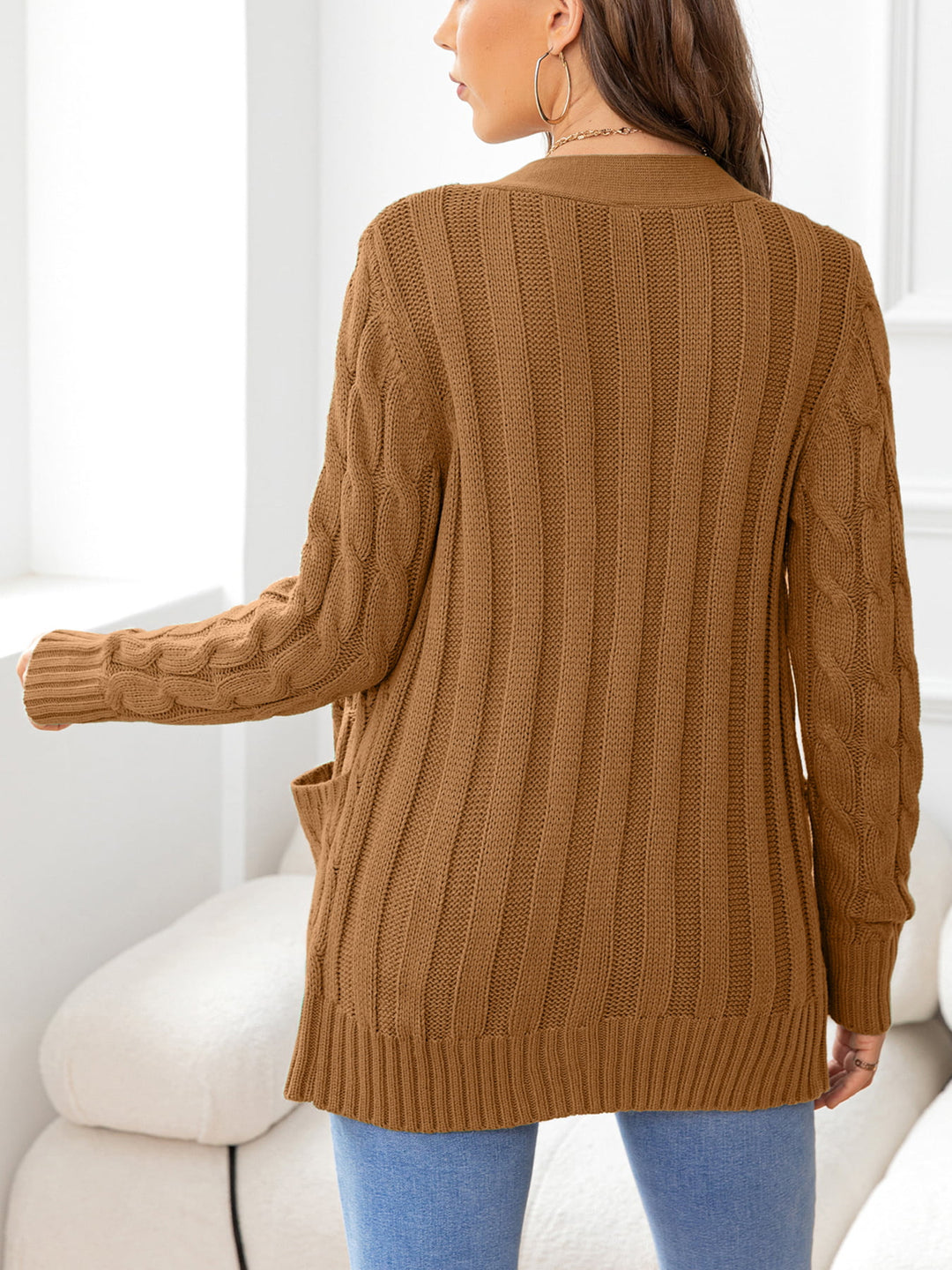 Button Down Cable-Knit Cardigan | Nikki &amp; Co. Boutique