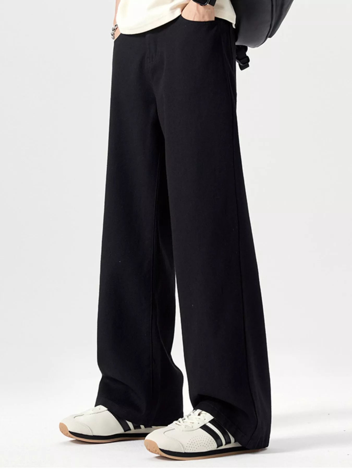 Men's Vintage Wash Wide Leg Jeans - Nikki and Co Boutique