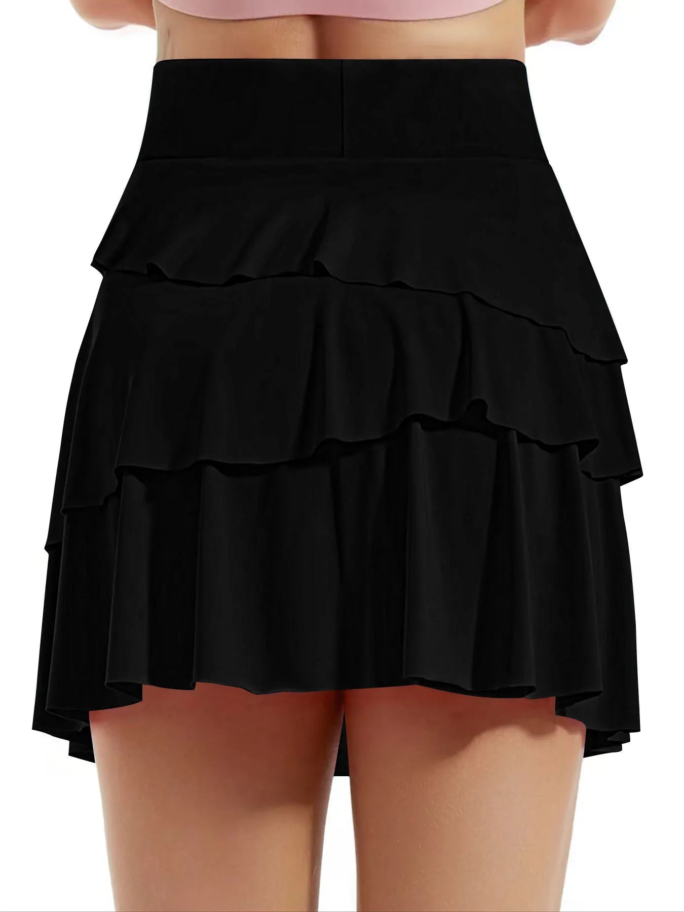 Tiered Ruffle Active Skort - Nikki and Co Boutique