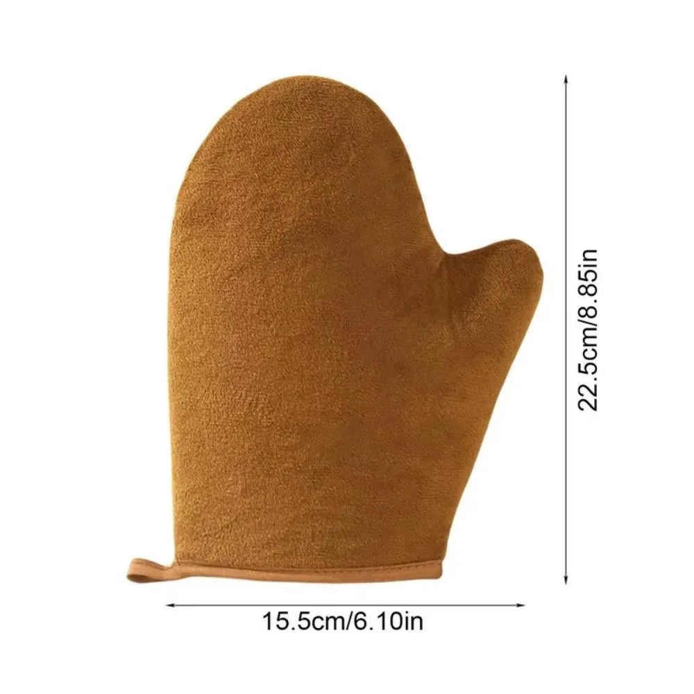 3-In-1 Body Lotion Glove Makeup Applicator, Reusable Hands Applicator, Bath Cleaning Tools Double-Sided