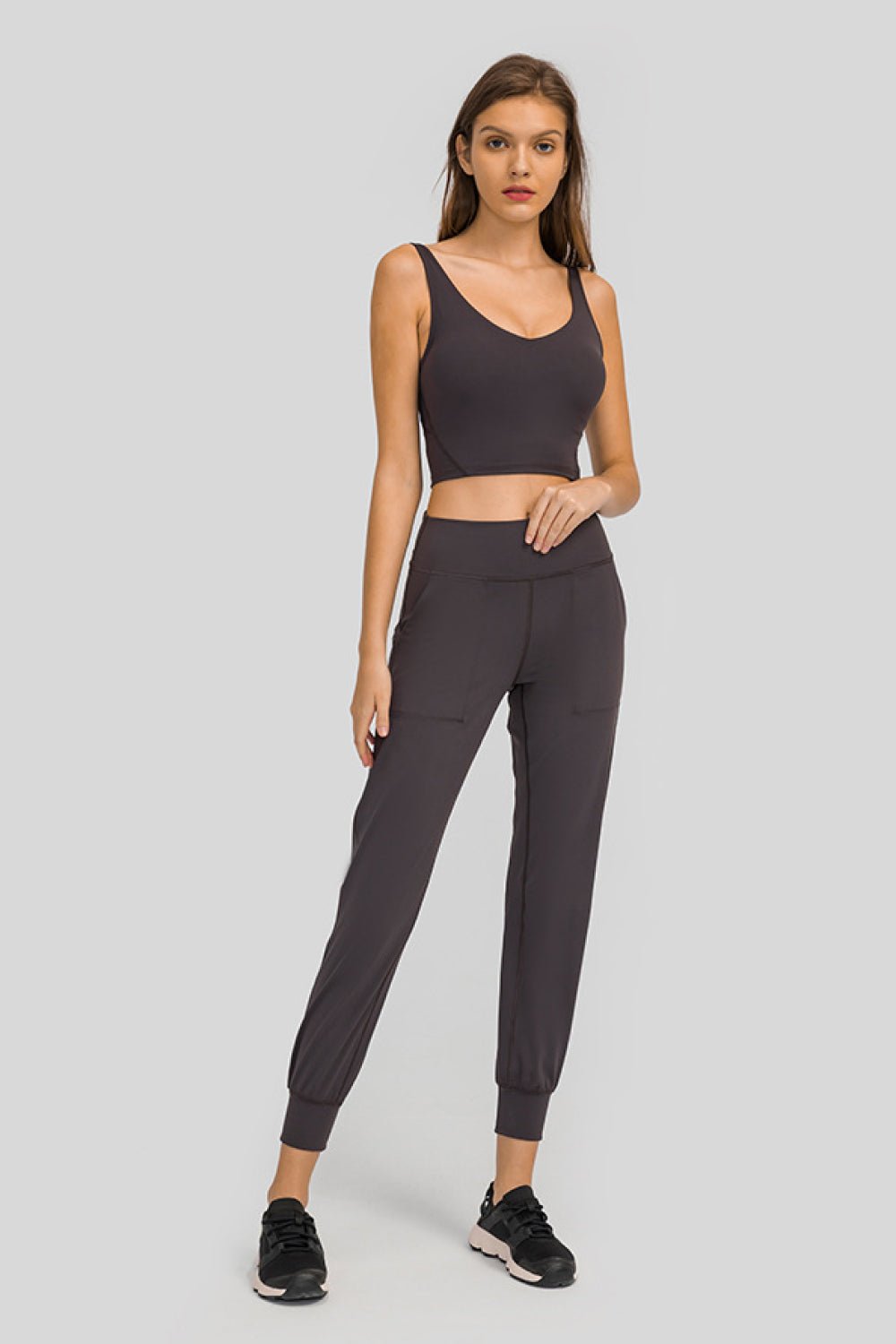 Millennia Wide Waistband Slant Pocket Pants - Nikki and Co Boutique