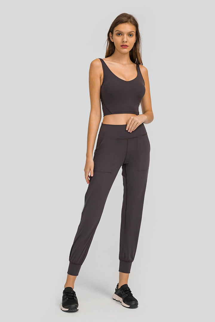 Millennia Wide Waistband Slant Pocket Pants | Nikki &amp; Co. Boutique