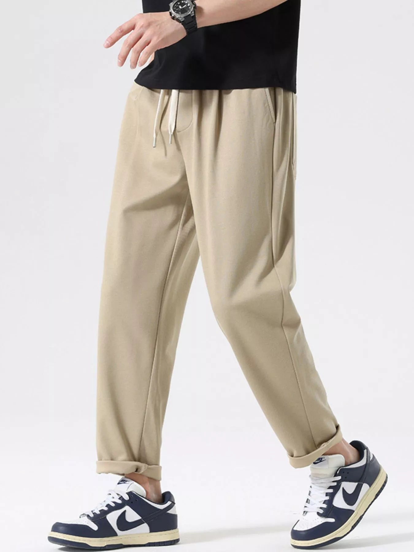Men's Plus Size Casual Drawstring Pants - Nikki and Co Boutique
