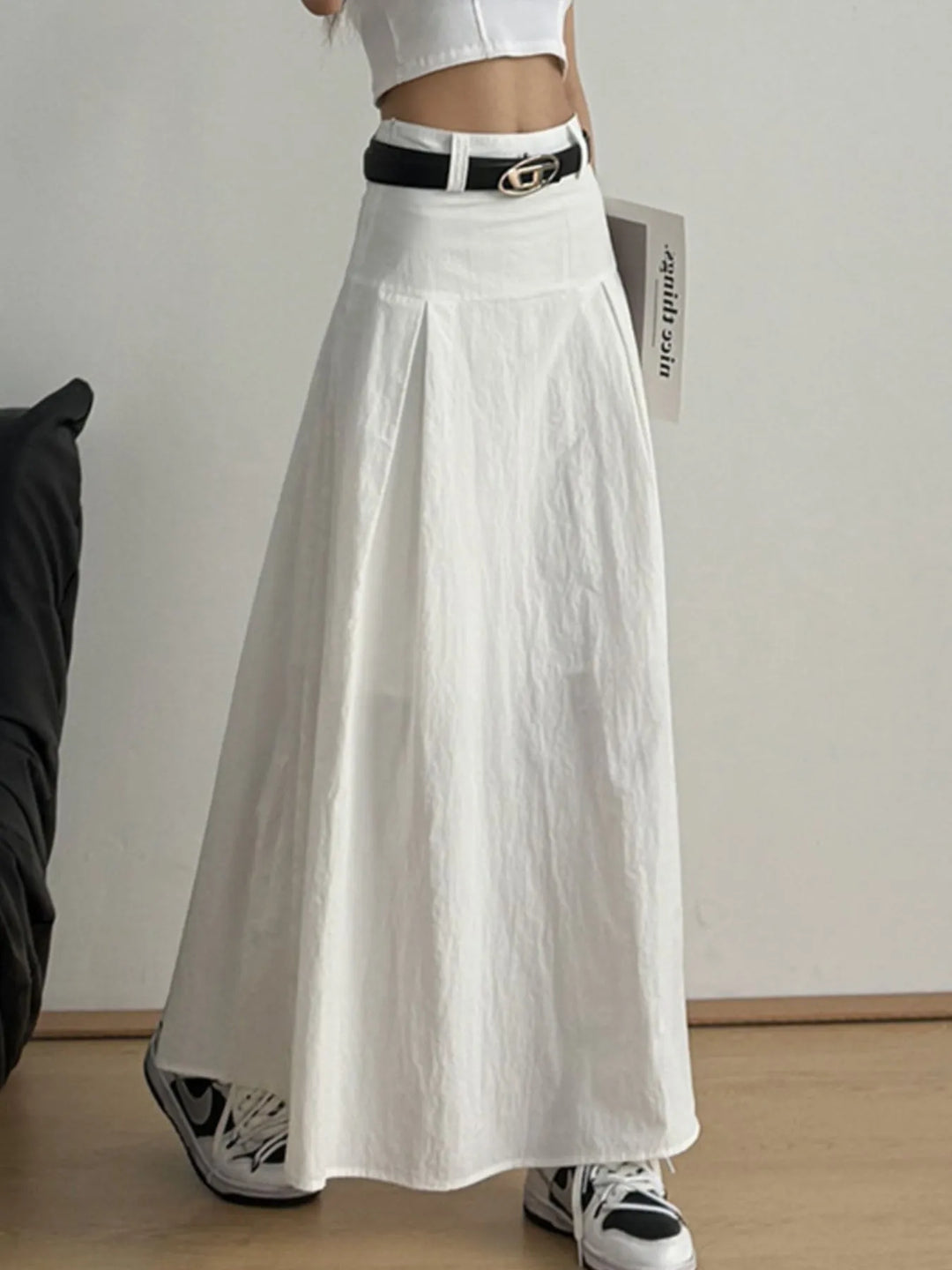High Waist A - Line Maxi Skirt - Nikki &amp; Co. Boutique