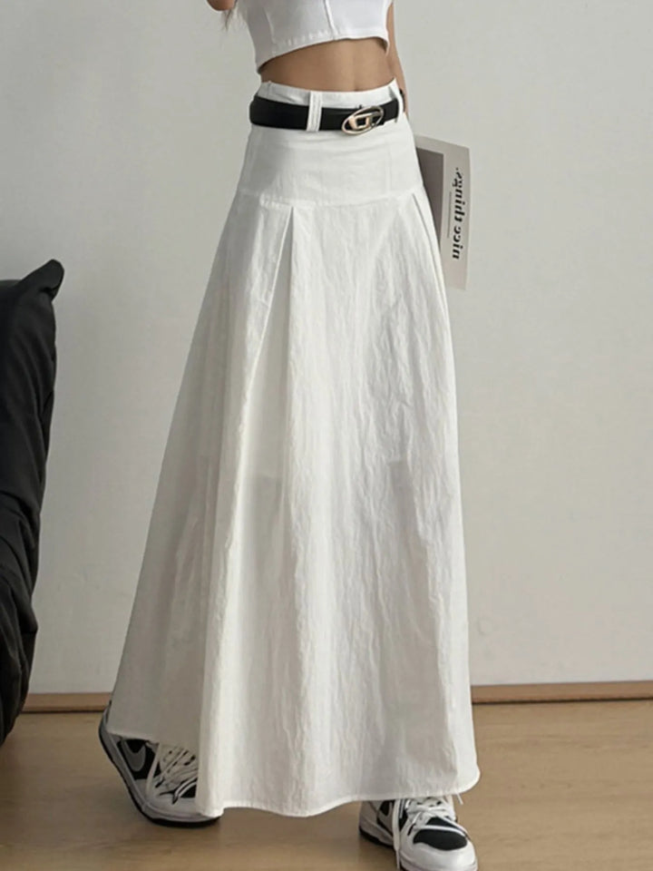 High Waist A - Line Maxi Skirt - Nikki &amp; Co. Boutique