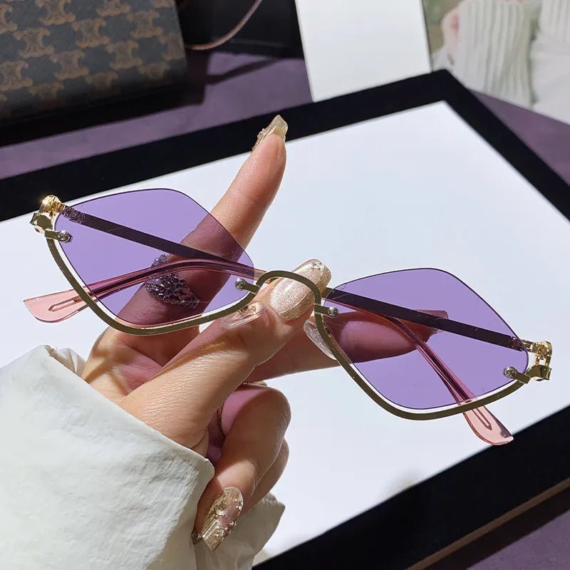 Cat Eye Sunglasses with Gold Metal Frame | Nikki &amp; Co. Boutique