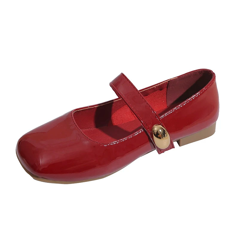 Flat Retro Versatile High Heels Spring and Autumn New French Slip-on Lightweight Pointed Toe Elegant Shoes for Women