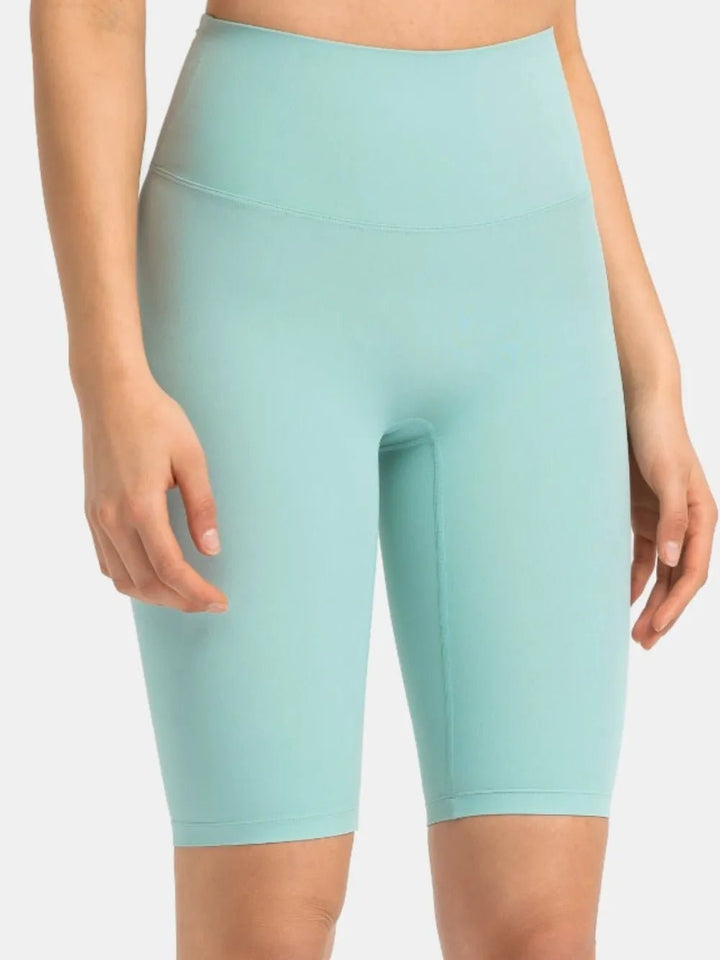 Millennia High Rise Wide Waistband Active Shorts | Nikki &amp; Co. Boutique