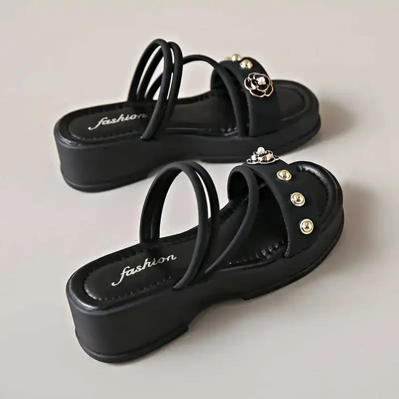 Ventilation Slip-resistant Shose For Women Cute Slippers Shoes Clear Sandals For Women Sneakers Sport Tenks High-level