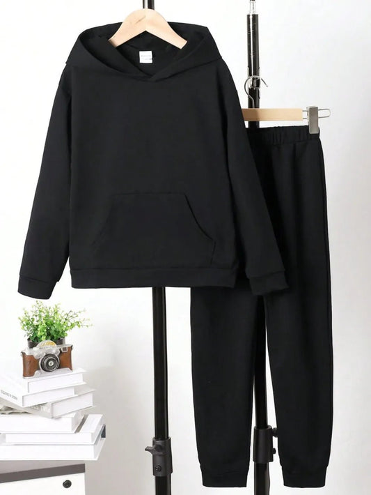 Children's Graphic Long Sleeve Hoodie and Pants Set - Nikki and Co Boutique