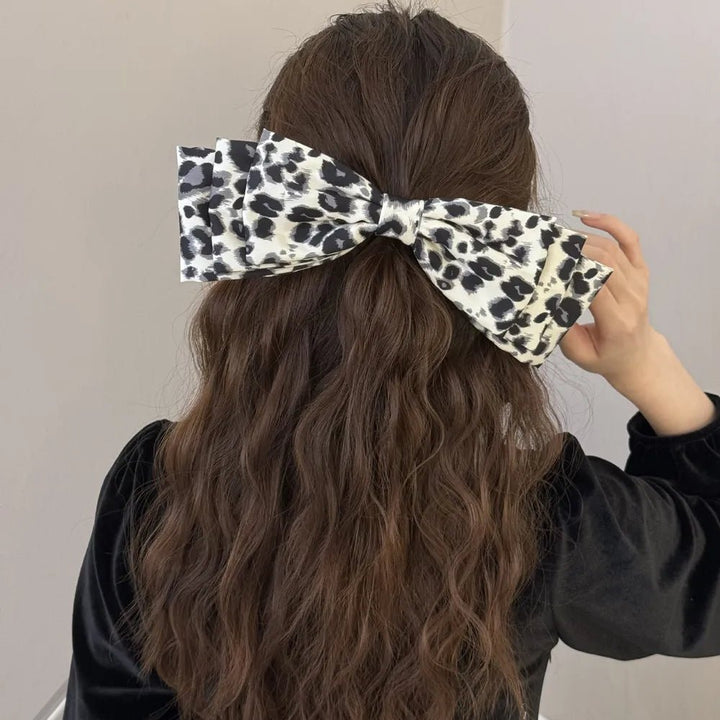 2 Piece Leopard Bow Hair Clip | Nikki &amp; Co. Boutique
