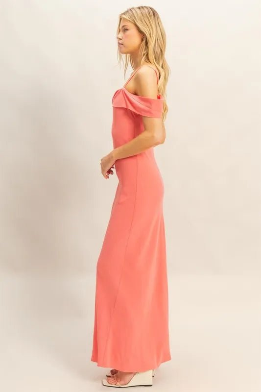 HYFVE Flattering Fit Cami Maxi Dress in Pink - Nikki &amp; Co. Boutique