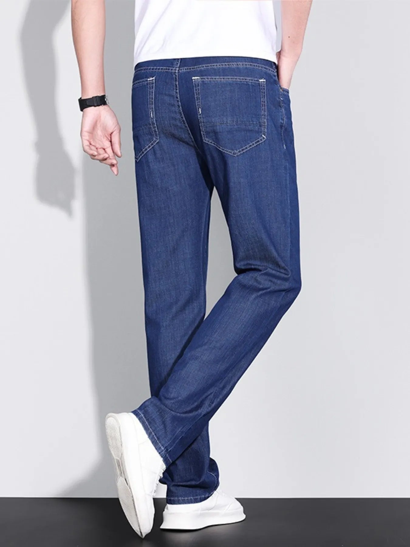 Men's Washed Straight Fit Jeans - Nikki and Co Boutique