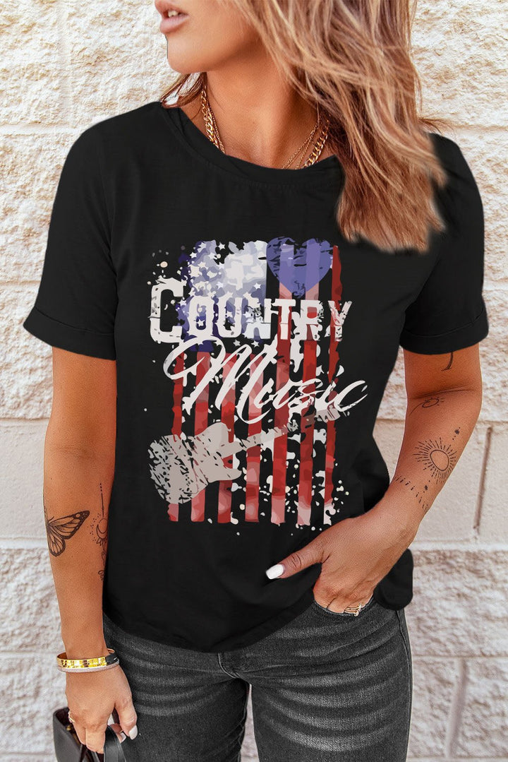 COUNTRY MUSIC Graphic Tees Shirt - Nikki &amp; Co. Boutique