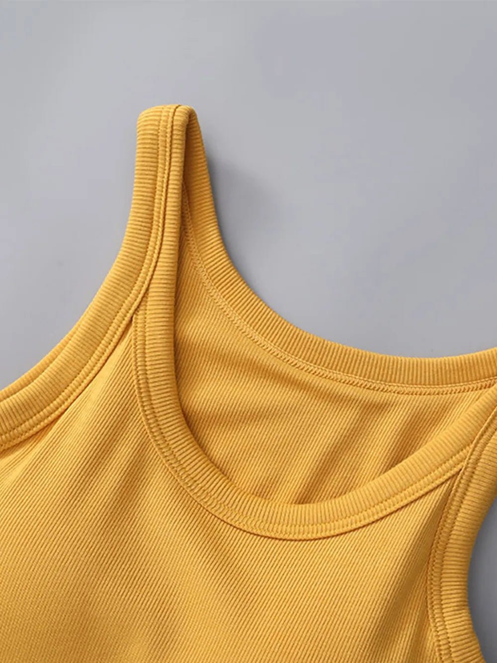 Round Neck Tank with Built - In Bra - Nikki &amp; Co. Boutique