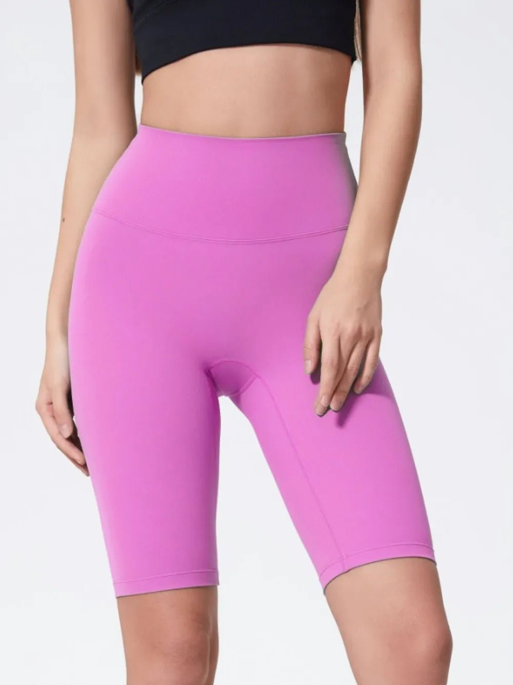 Millennia High Rise Wide Waistband Active Shorts - Nikki and Co Boutique