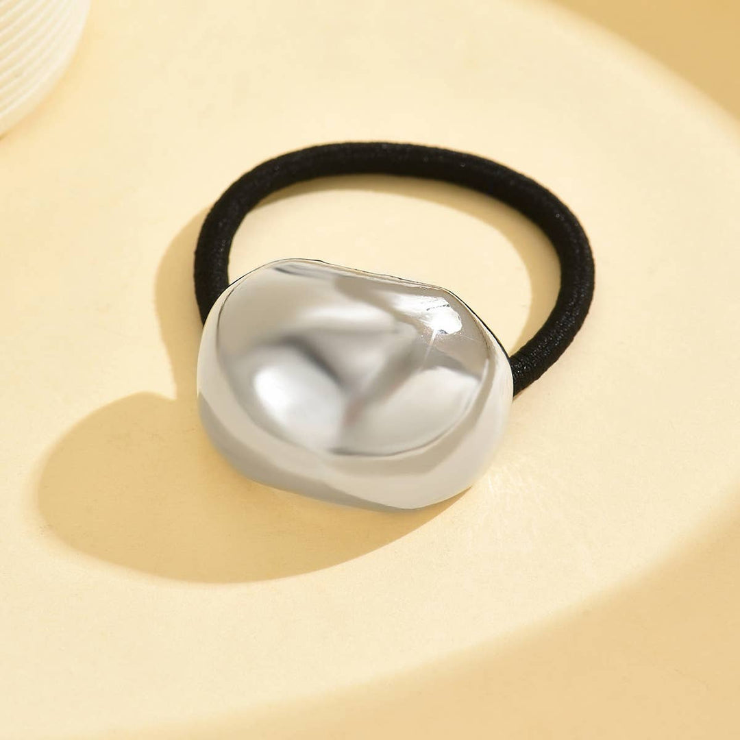 Metal Elastic Hair Tie | Gold &amp; Silver - Nikki &amp; Co. Boutique