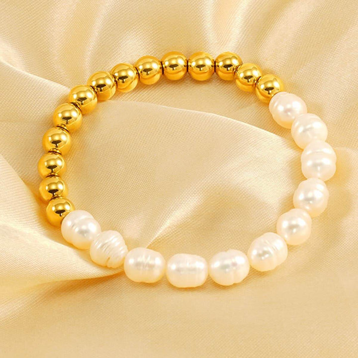 18K Baroque Pearl Bracelet | Gold - Nikki &amp; Co. Boutique