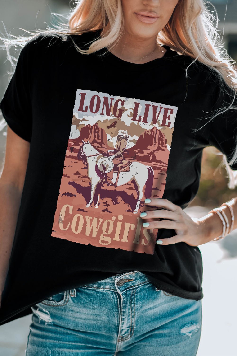 LONG LIVE COWGIRLS Graphic Tees | Nikki &amp; Co. Boutique