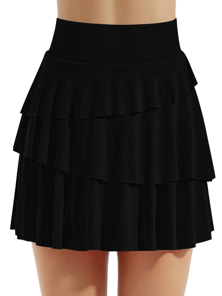 Tiered Ruffle Active Skort | Nikki &amp; Co. Boutique