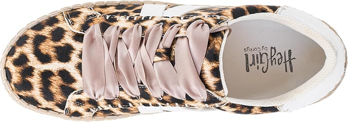 Friend Zone – Leopard Lace - Up Sneaker (NP) - Nikki &amp; Co. Boutique
