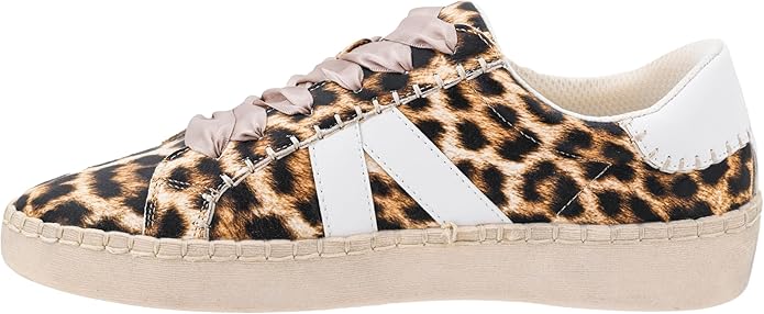 Friend Zone – Leopard Lace - Up Sneaker (NP) - Nikki &amp; Co. Boutique