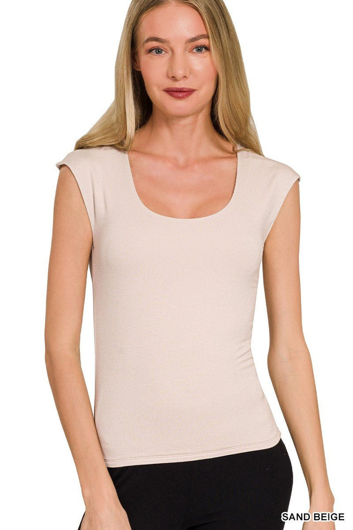 Zenana Double Layered Sleeveless Top - Nikki &amp; Co. Boutique