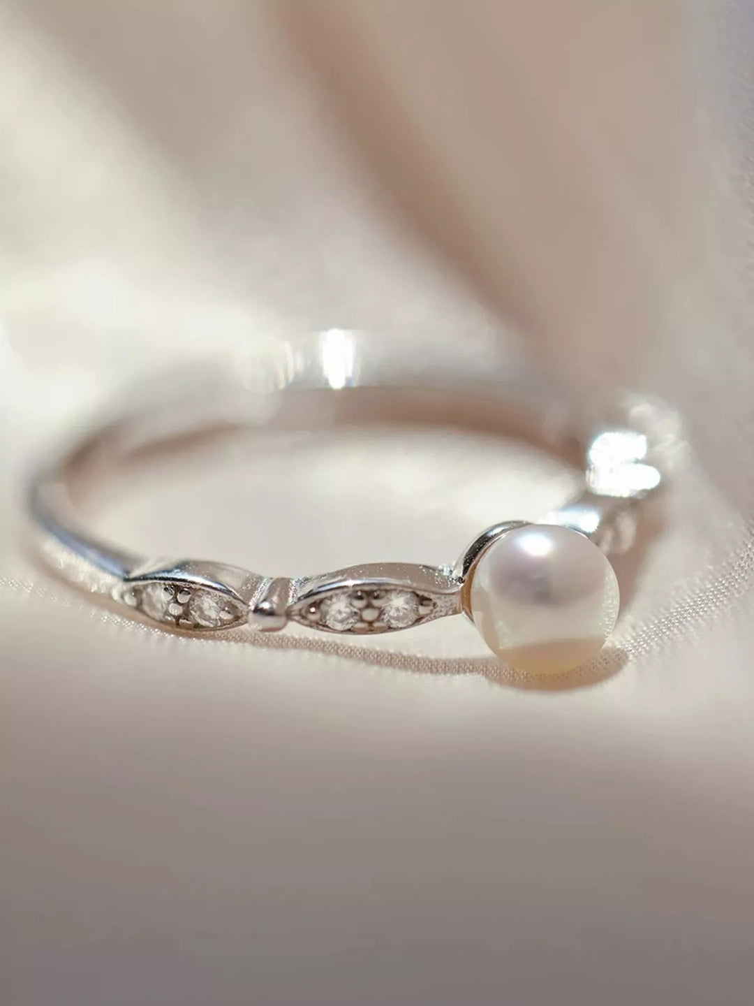Sterling Silver Pearl Ring - Nikki &amp; Co. Boutique
