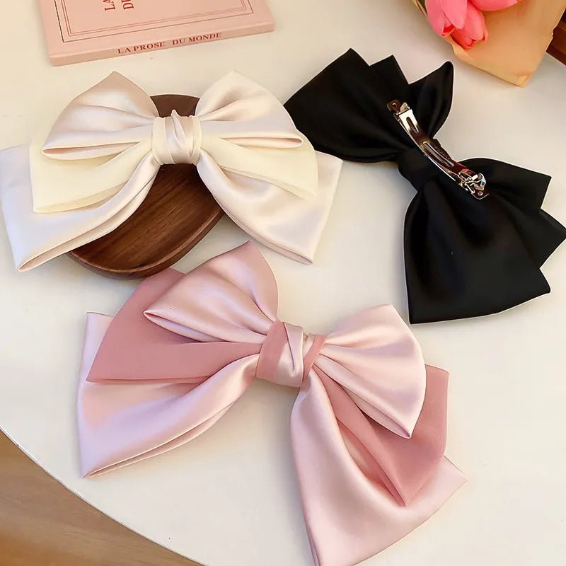 Bow Cloth Hair Clip | Nikki &amp; Co. Boutique