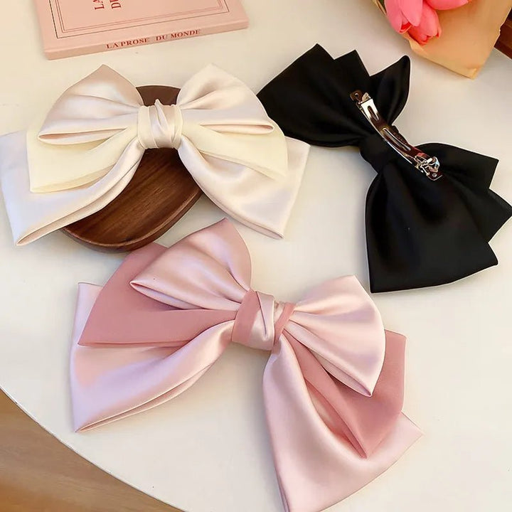 Bow Cloth Hair Clip | Nikki &amp; Co. Boutique
