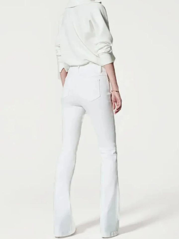 Full Size High - Waisted Flare Jeans Plus Size - Nikki &amp; Co. Boutique