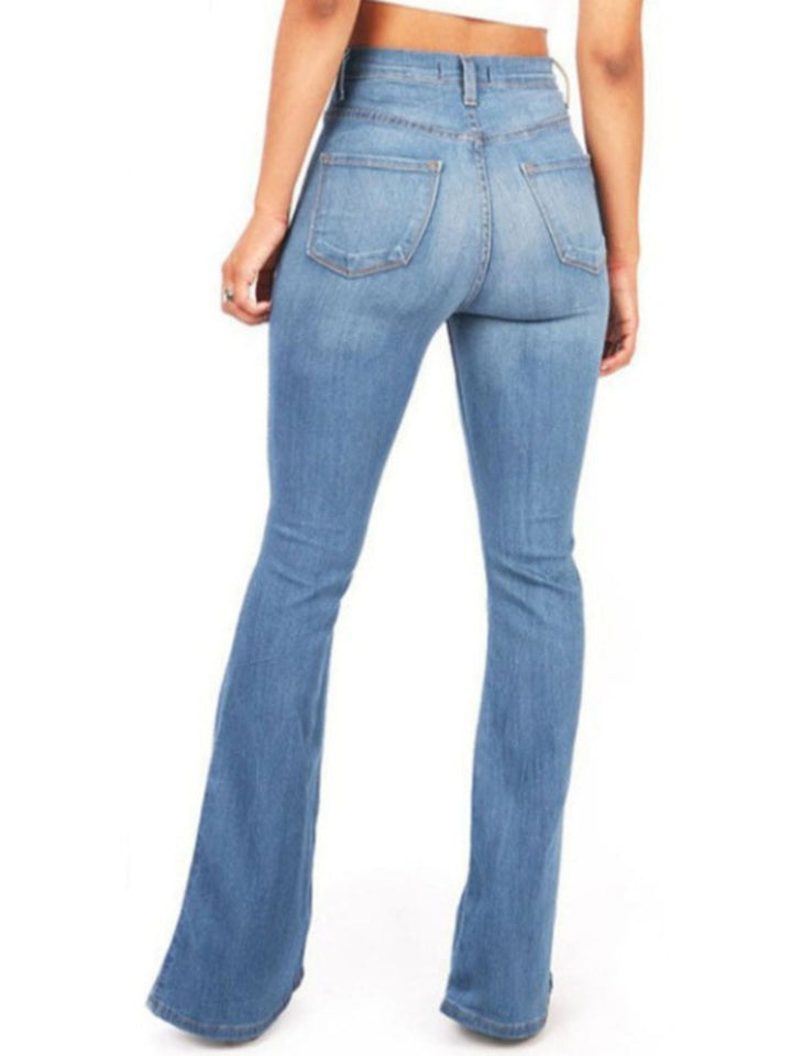 Full Size High-Waisted Bootcut Jeans Plus Size | Nikki &amp; Co. Boutique