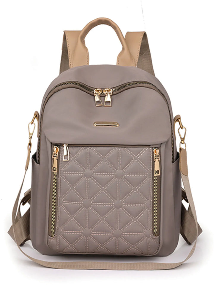 Quilted Oxford Cloth Backpack Bag - Nikki &amp; Co. Boutique