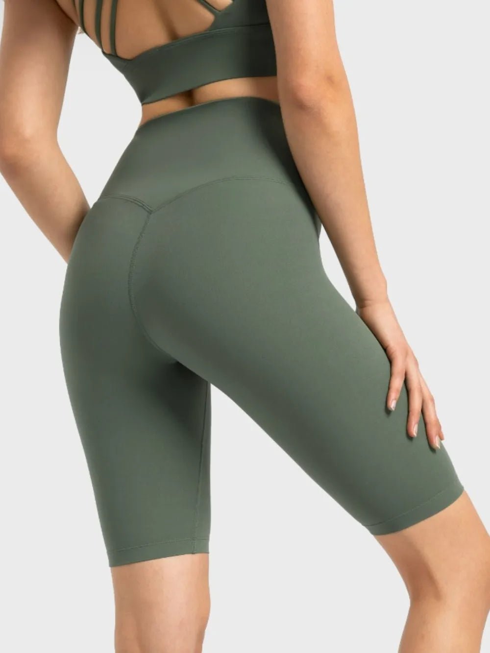 Millennia High Rise Wide Waistband Active Shorts | Nikki &amp; Co. Boutique