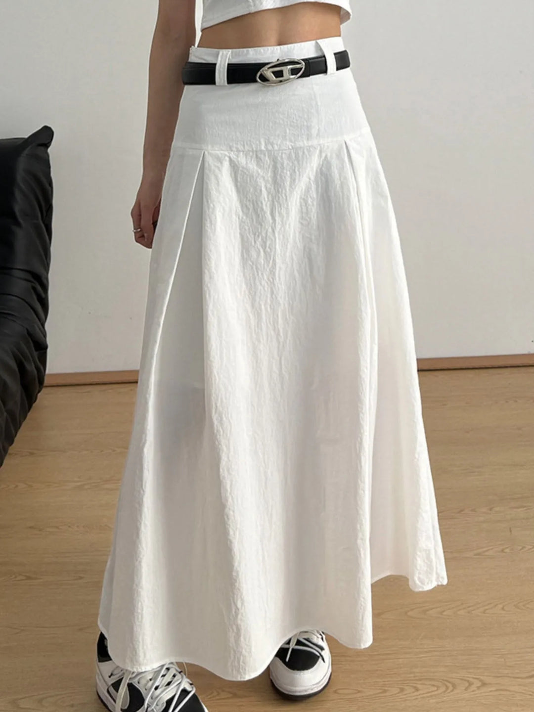 High Waist A - Line Maxi Skirt - Nikki & Co. Boutique