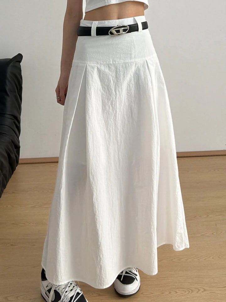 High Waist A - Line Maxi Skirt - Nikki &amp; Co. Boutique