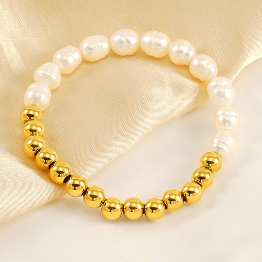 18K Baroque Pearl Bracelet | Gold - Nikki &amp; Co. Boutique