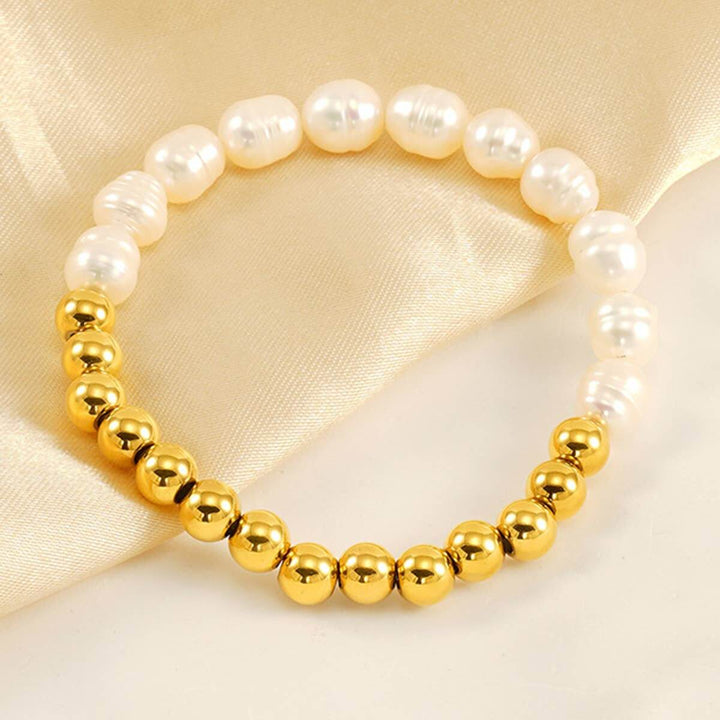 18K Baroque Pearl Bracelet | Gold - Nikki &amp; Co. Boutique