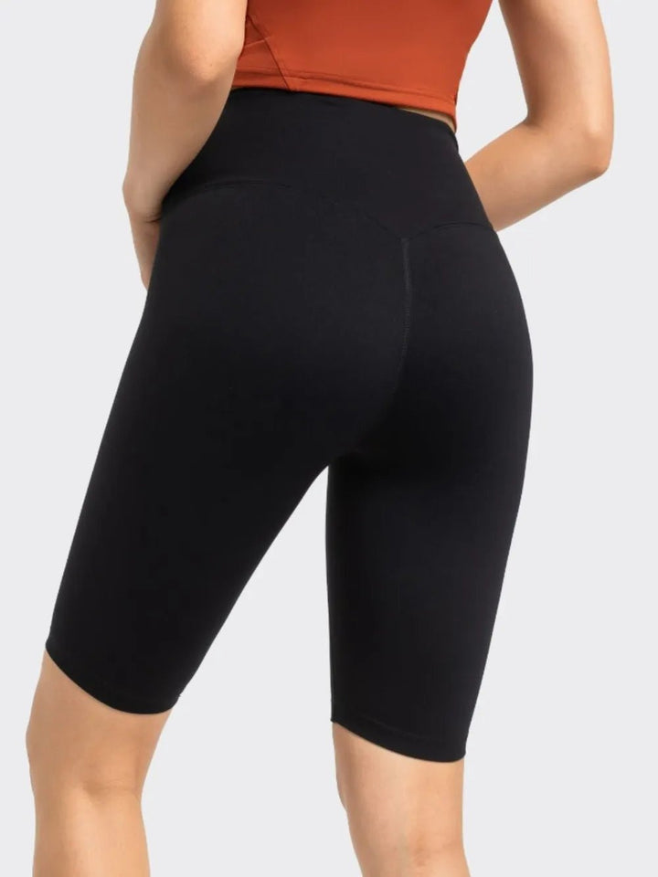 Millennia High Rise Wide Waistband Active Shorts | Nikki &amp; Co. Boutique
