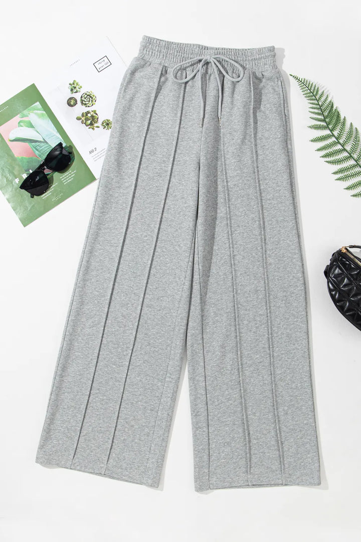 Drawstring Wide Leg Active Pants | Nikki &amp; Co. Boutique