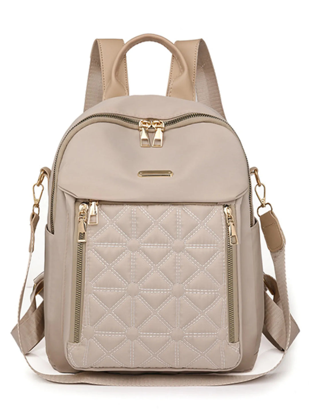 Quilted Oxford Cloth Backpack Bag - Nikki &amp; Co. Boutique