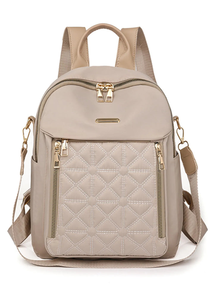Quilted Oxford Cloth Backpack Bag - Nikki &amp; Co. Boutique