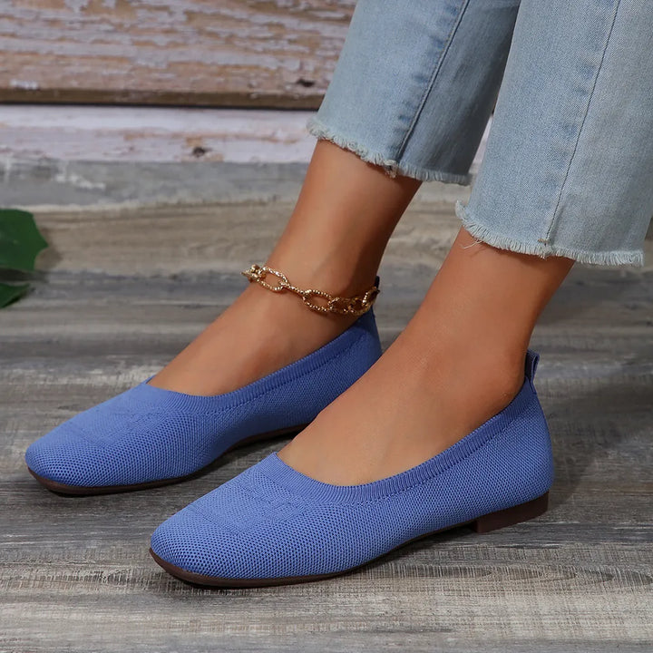 Square Toe Flat Slip-Ons | Nikki &amp; Co. Boutique