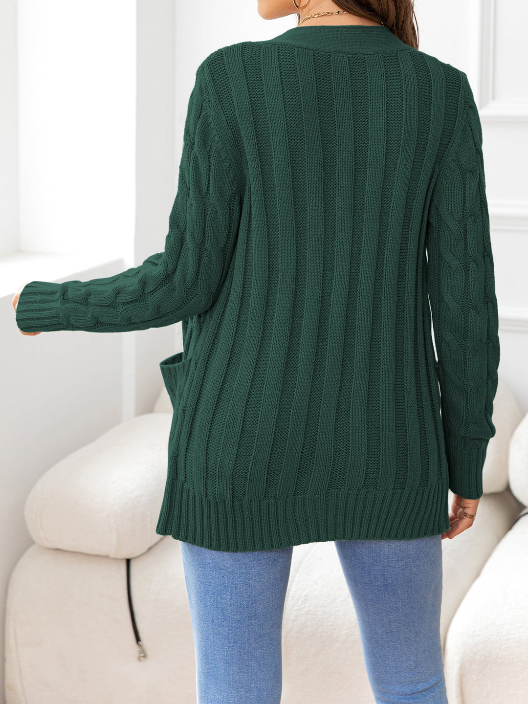Button Down Cable-Knit Cardigan | Nikki &amp; Co. Boutique