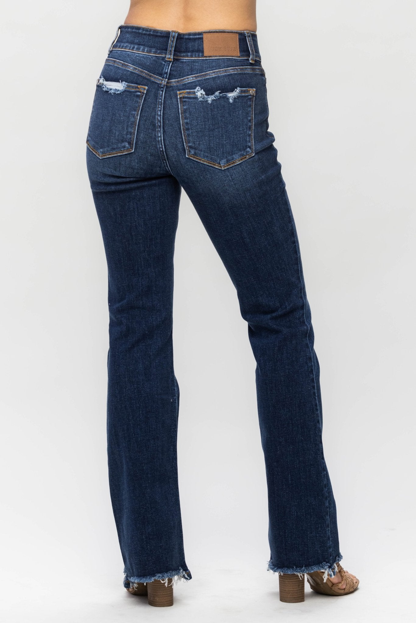 Judy Blue Jeans (NP) - Mid Rise, Dark Wash Boot Cut - Nikki and Co Boutique