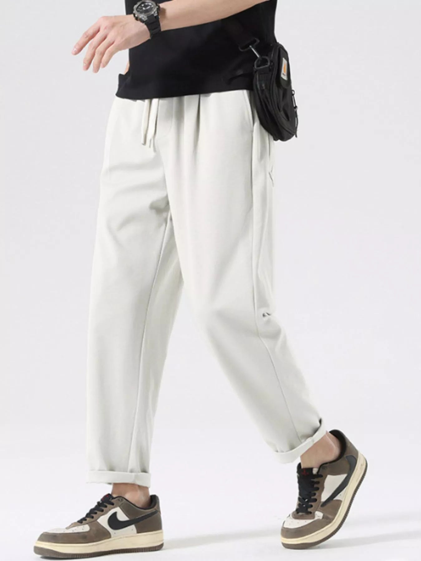 Men's Plus Size Casual Drawstring Pants - Nikki and Co Boutique