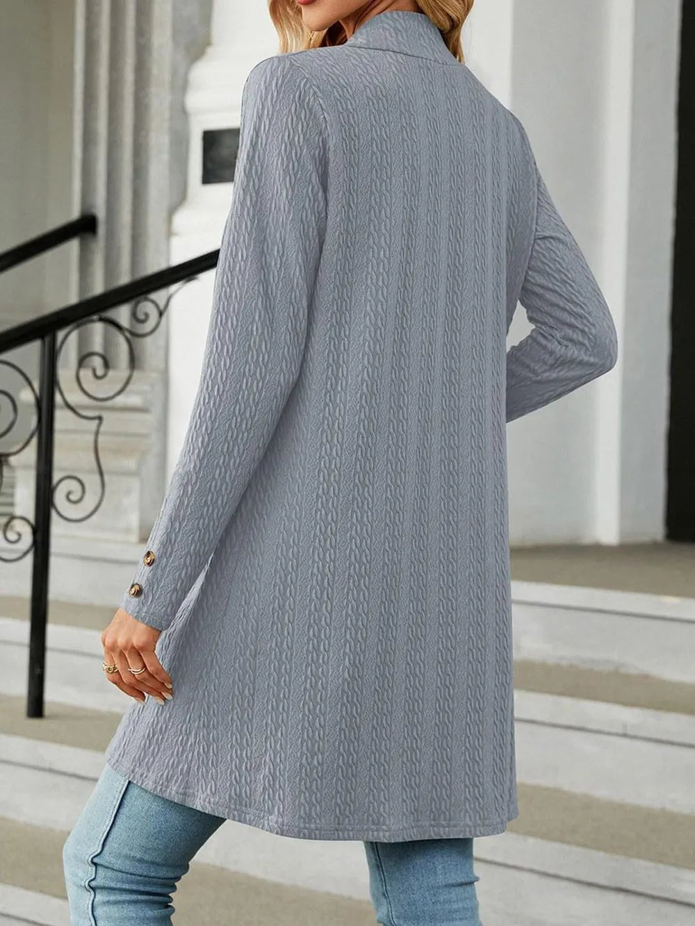 Open Front Long Sleeve Cardigan | Nikki &amp; Co. Boutique