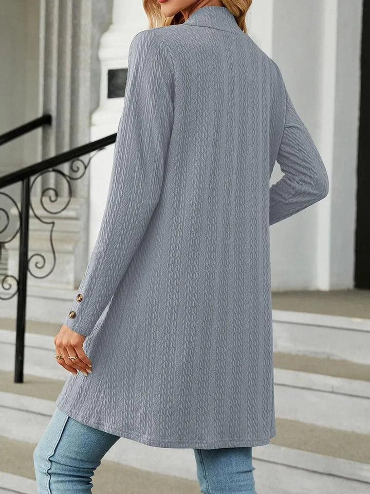 Open Front Long Sleeve Cardigan | Nikki &amp; Co. Boutique