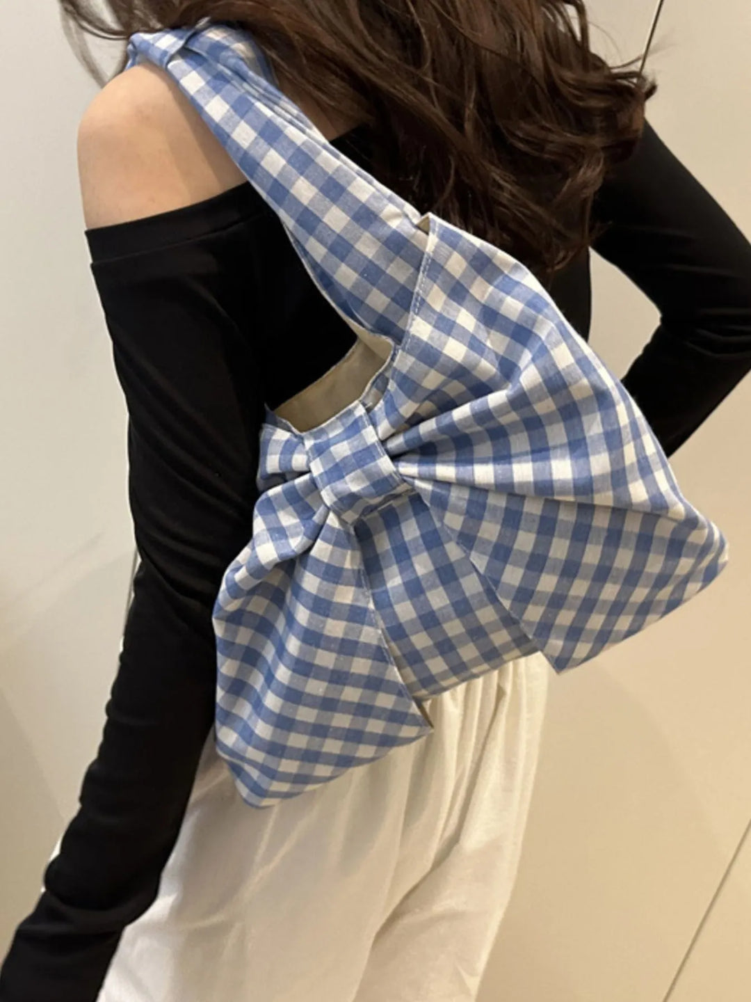 Ruched Bow Shoulder Bag - Nikki &amp; Co. Boutique