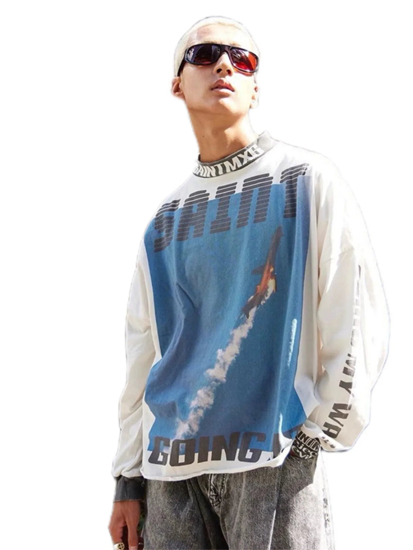 Men's Modern Graphic Long Sleeve T-Shirt - Nikki and Co Boutique